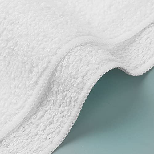 Orighty Microfiber Washcloths Towel Set 50 Pack, Highly Absorbent and Soft Feel Fingertip Towels, Multi-Purpose Wash Cloths for Bathroom, Hotel, Spa, and Gym, 12x12 Inch